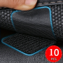 10/20 Pairs Nylon Carpet Tape For Secure Floor Mats - Universal Self-adhesive Fastener Stickers Non-waterproof