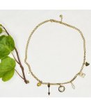Charm Adjustable Necklace - Gold Free