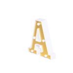 LED Letter Light In Gold