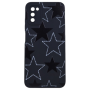 High Quality Stars Pattern Phone Case For Samsung Galaxy A03S - Black