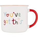 Clicks White & Red Motivation Mug You've Got This 360ML