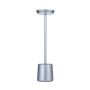 - Rechargeable Metal Touch Table Lamp - Grey