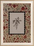 Astrdecor Framed Canvas Wall Art - Vintage Botanical & Bird Print Floral Retro Cottagecore Decor For Living Room Bathroom Vintag