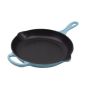 Flame Enameled Cast Iron Round Skillet Frying Pan Durable