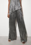 Co-ord Pleated Wide Leg - Silver