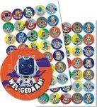 Reward Stickers Afrikaans Robotics