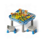 Children's Activity Table Building Block Table Multicoloured