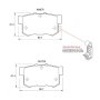 Kbc Brake Pads Rear For Honda - Spares Direct