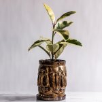 Unity Planter & Tray - Bronze