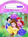 Disney Princess - Write & Erase Look & Find Paperback