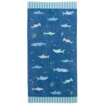 Beach And Bath Towel - Sharks By