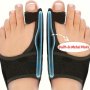 2 Pcs Toe Separators Built-in Metal Plate Solid And Straight Mercerized Cotton&sponge Composite Fabric Material Breathable And Not Stuffy Support Day/night Use