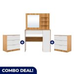 Modern Dressing Table Combo 3 Piece Set