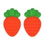 Pop Fidget Toys Carrot Push Bubble Fidget Sensory Poppers Toys