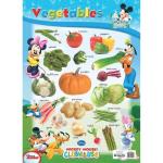 Disney English Wallchart Vegetables