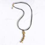 Fish Pendant Multi String Necklace - Gold Free
