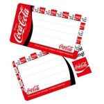 Coca-cola Book Labels 16 Pack