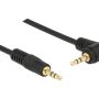 Delock Stereo Jack Cable 3.5 Mm 3 Pin Male - Male Angled