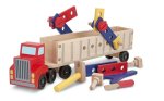 Melissa Big Rig Building Truck Wooden Play Set