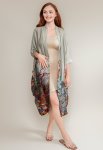 Habutai Kimono - One Size Fits All Sage