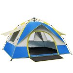 Jiageng JG20375530 Fully Automatic Floor Camping Tent 2 Doors And 2 Windows 2M X 1.5M X 1.25M