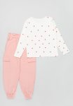 PoP Candy Tee & Cargo Pants Set - Pink & White