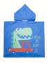 1PC Cartoon Animal Multi-functional Children's Hooded Bathrobe Lightweight Hooded Beach Towel Soft And Comfortable Loungewear Nightgown For Pool Beach Travel Adventures