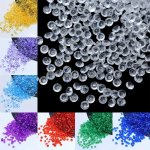1000PCS Multicolor Crystal Confetti Table Scatter Wedding Vase Filler Rhinestones For Bridal Shower Birthday Mother's Day Party
