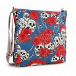 Tuff-Luv Skull 10" Canvas Carry Sling Bag