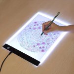 1PC Portable A5 A4 LED Copy Board Light Tracing Box Ultra-thinadjustable USB Interface LED Trace Light Pad For Tattoo Drawing.st