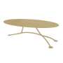 Xiami Oval Coffee Table - Dune Ferro