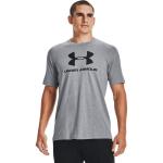 Under Armour Men's Sportstyle Logo Short Sleeve Shirt-grey - Medium