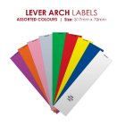Redfern Lever arch Labels Assorted 12