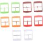 10PCS Sturdy Plastic Watch Band Buckle Watch Clasp Accessories Band Fasten