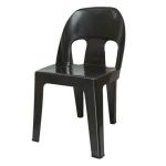 Zs - Plastic Party Chair Black - Heavy Duty Chair - Adult Size