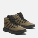 Euro Trekker Mid Lace Up Sneaker For Junior - 6.5 Olive