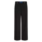 Wide Leg Tailored Pants -washed Black