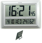 Large Digital Rhythm Wall And Table Clock 40 Cm X 30 Cm