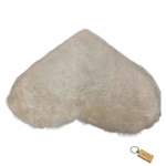 Smte Fluffy Runner Carpet -soft Plush And Stylish Floor Covering Cream With Keychain
