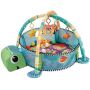 3-IN-1 Baby Activity Play Mat Gym & Ball Pit - Turtle Design