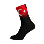 Turkey Flag Socks - Small Black