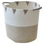 Woven Basket Cotton Rope Toy Laundry Storage Basket Storage Bins B