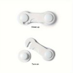 5PCS Safety Drawer Locks - Anti-pinch Sliding & Refrigerator Door Cabinet Closures