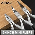 1PC Airaj 12.7CM Multi Functional MINI Pliers Multi Specification Decoration Household Pliers Industrial Manual Tools