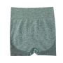 Smiley Face High-waist Quick-dry Yoga Shorts For Women Seamless Tight-fit