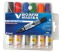 V Board Master Whiteboard Markers - Wallet Of 6 Colours
