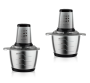 2PACK-3L Stainless Steel Electric Meat Grinder/food Processor 1000W