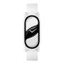 Syntech Xiaomi Smart Band 10 Magnetic Kona Leather Strap - Glacier White