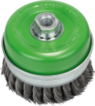 Bosch Professional M14 Cup Brush 100MM Knotted 0.35MM Inox