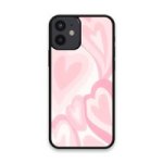 Custom Printed Tpu Cases - Apple Iphone 12 MINI & 39 Pink Hearts& 39 By